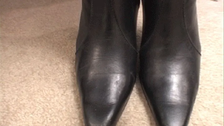 CUM on My Black Boots - GOOD QUALITY