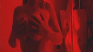 Red Low Light Sensual Boobie Oiling, Squeezing, and Teasing!