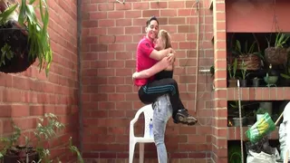 Carry 1268 - Girl Lifting guy 45 New