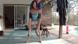 Carry 52 - Strong Gymnast lifts 6ft tall guy ( Part 2 )