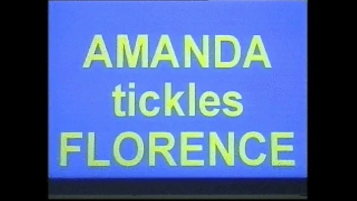 Amanda tickles Florence