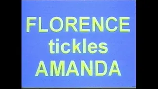 Florence tickles Amanda