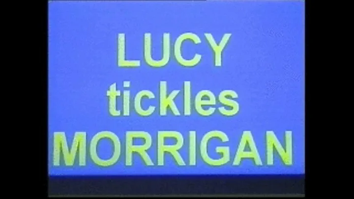 Lucy tickles Morrigan