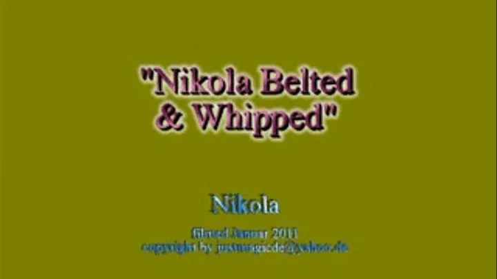 Nikola Belted and Whipped Mpeg