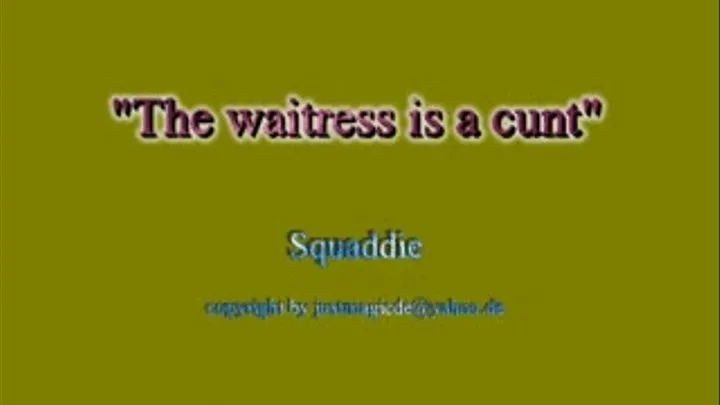 The Waitress is a.....