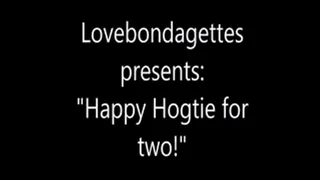 Happy hogtie for two