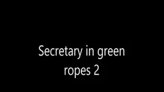 Secretary in green ropes 2