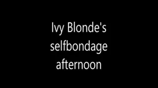 Ivy Blonde's selfbondage afternoon