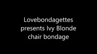 Ivy Blonde chair bondage