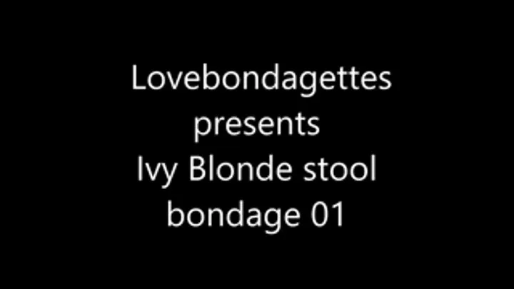 Ivy Blonde stool bondage 01I