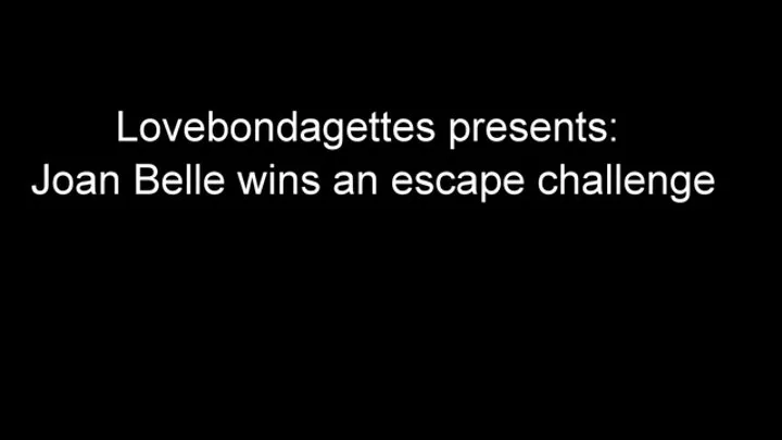 Joan Belle wins an escape challenge