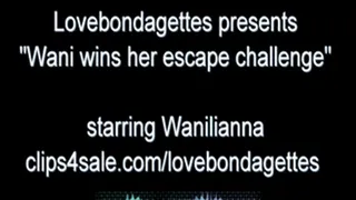 Wanilianna wins her escape challenge