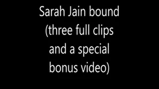 Sarah Jain in bondage + bonus