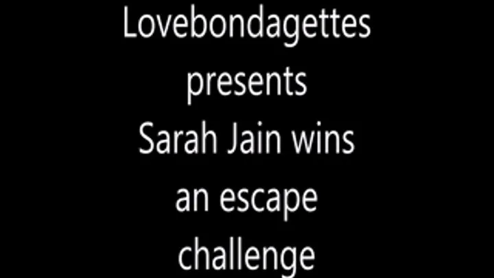 Sarah Jain wins her escape challenge!