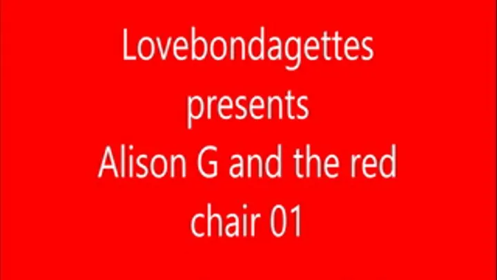 Alison G on a red chair part 1