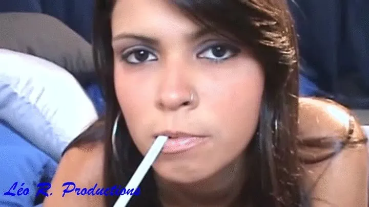Smoking 120's Super CloseUp Michelle