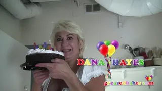 Mature Blonde with Big Tits Dana Hayes Gets Wet and Messy with Cake and Ice Cream