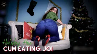 Holiday Hoe Cum Eating JOI - Hot MILF Lacey Royce Humiliates You While You Jerk Off To Her Big Tits, Big Ass In Tight Jeans, And Heels - Verbal Humiliation Jerkoff Instructions With CEI