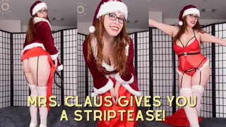 Mrs Claus Gives You A Striptease!
