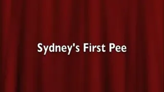 Sydney Screams' First Pee!