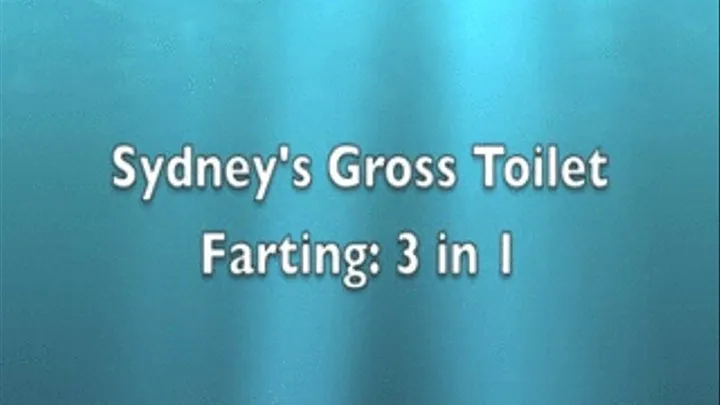 Gross Toilet Farting: 3 in 1