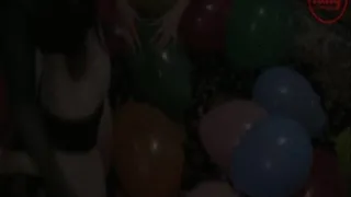 Balloon Popping & Sitting Fun