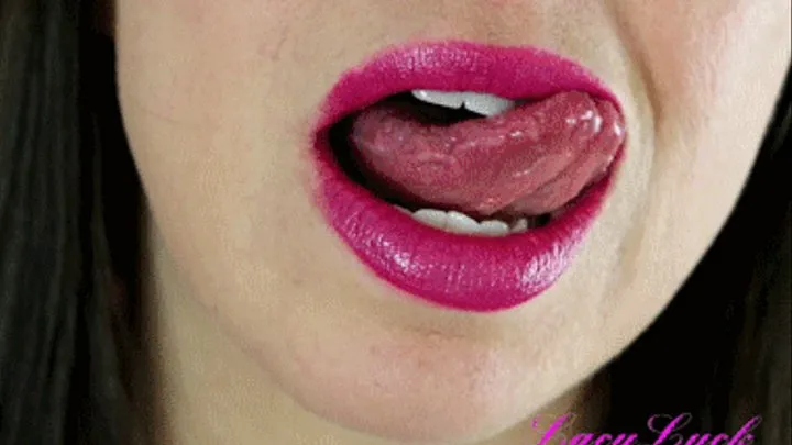 Fuschia Lipstick & Kisses