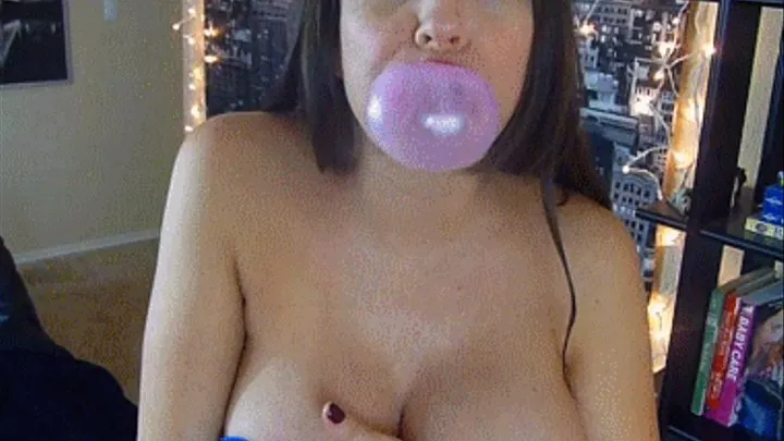 Boobs and Bubble Gum Chewing