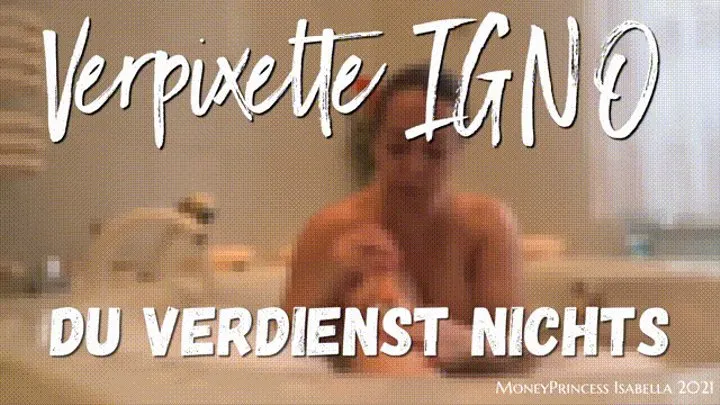 Verpixelte IGNO - DU verdienst NICHTS