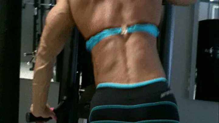 training my big back '4 week before tampa pro