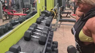 female vs male comparison in the gym