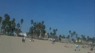 Posing on the beach