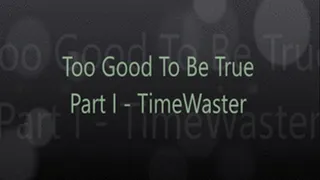 Too Good To Be True Part I - Timewaster