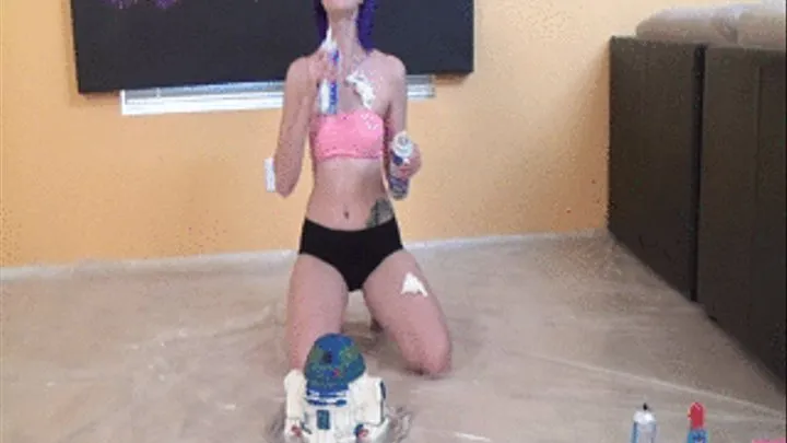 Lilac Pixie - R2D2 cake smashing - part 1