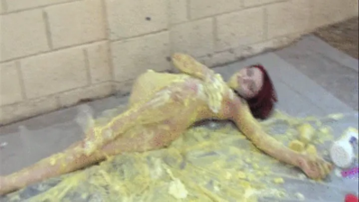 Trinity May Yellow Cake Sploshing Mess - p3 720p