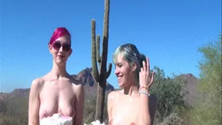 Sophia Meow and Audra share a mess in the desert 720p