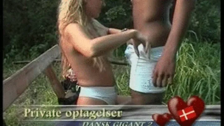 Blondie fucked outdoors from a black man