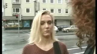 Young Housewife suck stranger on street