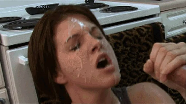 HUGE FACIAL for HOT CHICK