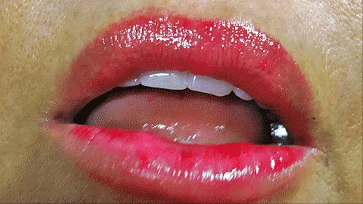 Tara Holiday's Succulent Lips Mouth & Tongue