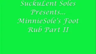 MinnieSole's Foot Rub Part II