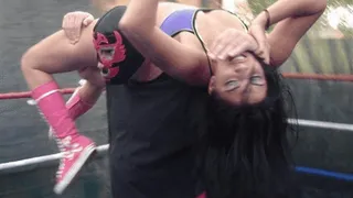 Wrestling for Marriage - Fiorella Fuega vs The Female Destroyer (IN HIGH DEFINITION)