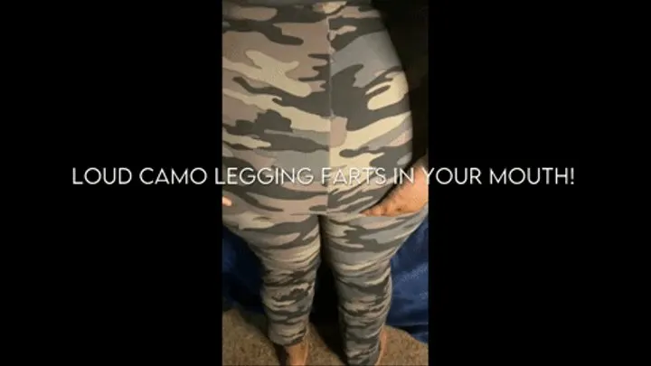 Loud Camo Legging Farts In Your Mouth!