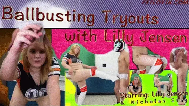 Ballbusting Tryouts with Lilly Jensen - Mobile