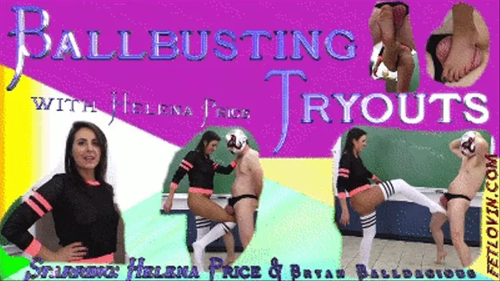 Ballbusting Tryouts with Helena Price