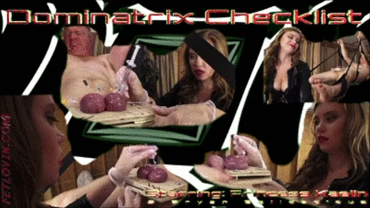 Dominatrix Checklist