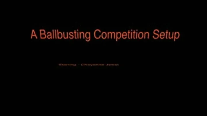 A Ballbusting Competition Setup - Full Scene