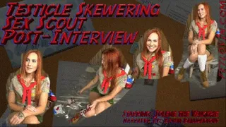 Testicle Skewering Sex Scout Post-Interview - Mobile