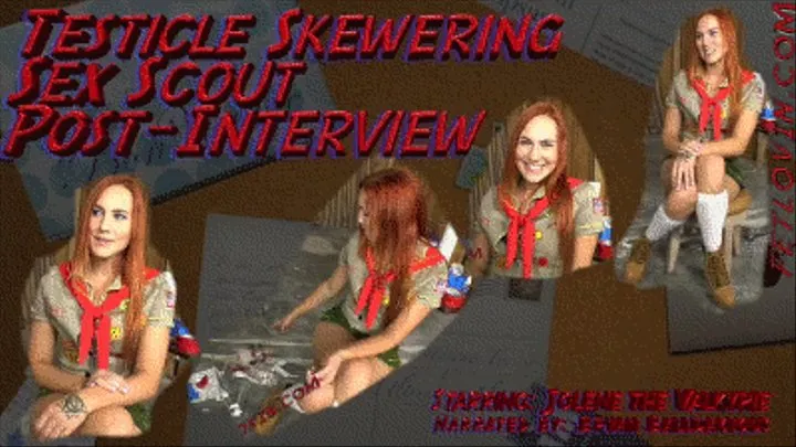 Testicle Skewering Sex Scout Post-Interview