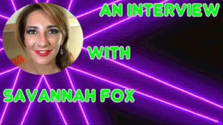 An Interview with Savannah Fox